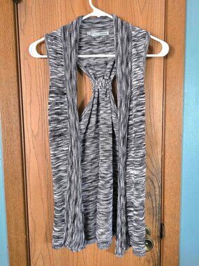 Gray & Black Maurices Open Cardigan Size Medium